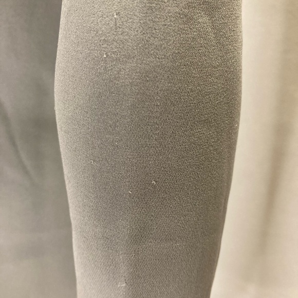 NWT Valentino Gray Silk Crepe Long Sleeve Blouse - Picture 8 of 9